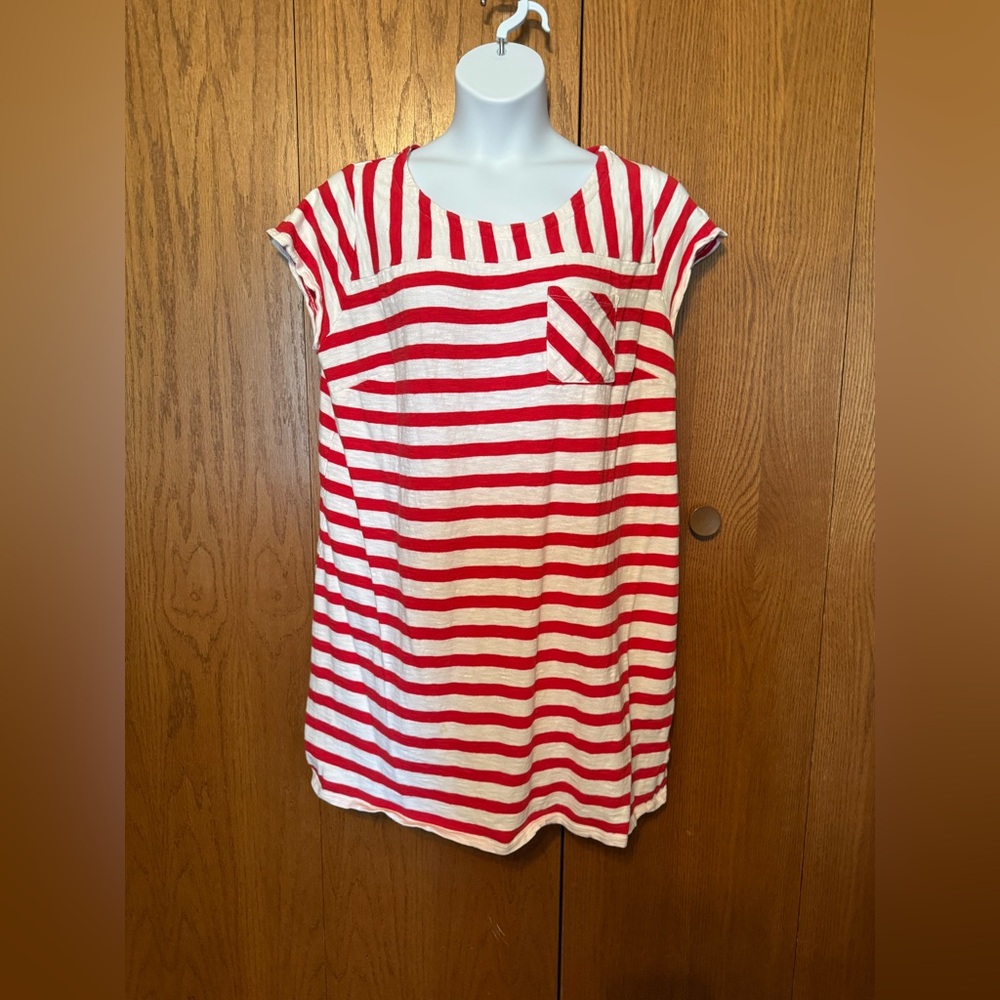 Old Navy Women’s Slub Knit Striped Shift Dress